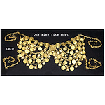Bra Cover, Brass, Coins