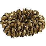 Clam Bells, Brass, Plain, 100 Count