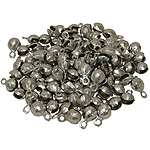 Clam Bell, Nickeled, Plain, 100 Count