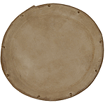 Dholak Goatskin Unloaded Head, 7"