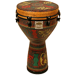 Remo Djembe, Key, 14" X 25", Adinkra