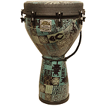 Remo Djembe, Key, 14" x 25", Green Kinte