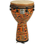 Remo Djembe, Key, 14" X 25" Kinte Kloth