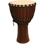 Djembe, 13" X 24", Mango Wood, Dark