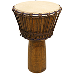 Djembe, 13" X 24", Mango Wood, Light