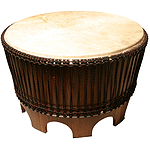 Drum Accent Table, 28"