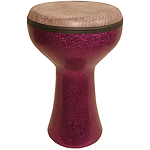 Fiber Doumbek, Purple Sparkling, 12"
