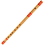 Bansuri, Professional Flute in A#/Bb 22"