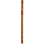 Bansuri, Professional Flute in G, 25.5"
