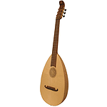 Lute-Guitar, 6 String, Lacewood, Gears