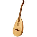 Lute-Guitar, 6 String, Lacewood, Pegs