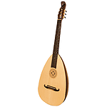 Lute-Guitar, Steel, Variegated, Gears
