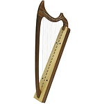 EMS Gothic Harp, 19 Strings