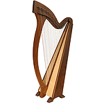 Meghan Harp TM, 36 Strings, Natural