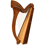 Minstrel Harp TM, 29 Strings, Vine
