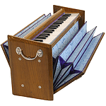 Harmonium, Double Reed, Flat Type