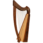 Heather Harp TM, 22 Strings, Knotwork