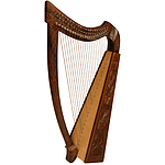 Heather Harp TM, 22 Strings, Vine Design