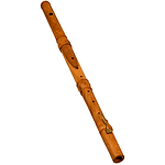 Irish Flute with Key, Cocus