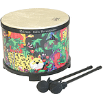 Remo Floor Tom, 10" X 7.5" Rain Forest