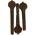 Lute Peg Set, 3 Pc., Ebony