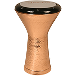 Copper Hammered Doumbek, Synthetic Head