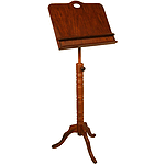 Music Stand, Colonial, Double Shelf
