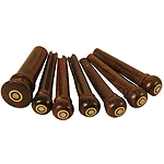 Bridge & End Pins (6+1), Rosewood, Pearl