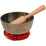 Singing Bowl, Black, 5 3/4"