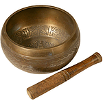 Singing Bowl, Decorated, 6"