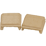 Sarangi Sympathetic Nut, Bone, 2 Pc.