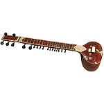 Sitar, Standard, Single Toomba, Burgundy