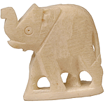 Elephant, Bone, 2 Pack