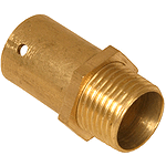 Sitar Toomba Mounting Nut, Brass