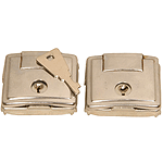 Sitar Hard Case Latches (2) Silver