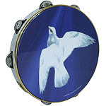 Remo Tambourine, 10", Religious Dove