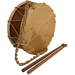EMS Tabor Drum, 9", With Sticks