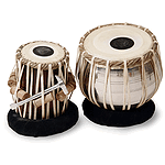 Tabla Set, Copper, Nickel Plated, Heavy