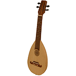 Baroq-ulele T, Soprano, Lacewood, Pegs