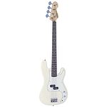 Vintage Guitars V4 Bass Guitar - Vintage White