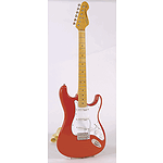 Vintage Guitars V6 Reissue Series Electric Guitar - Firenza Red