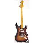 Vintage Guitars V6 Reissue Series Electric Guitar - 3-tone Sunburst