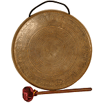 Tibetian Prayer Gong, 11" (28cm), Beater