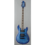 Fernandes Dragonfly Deluxe Electric Guitar - See Thru Blue