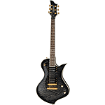Fernandes Ravelle Elite Electric Guitar - See Thru Black