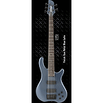 Fernandes Tremor 5 Deluxe 5-String Bass Guitar - Gun Metal Blue Satin