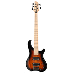 Fernandes Tremor 5 X 5-string Bass Guitar - Tobacco Sunburst