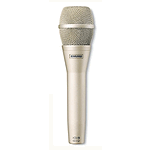 Shure KSM9-SL Cardioid/Supercardioid Condenser Vocal Microphone - Champagne/Silver Finish