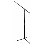 On-Stage Stands Euro Boom Tripod Microphone Stand with Boom - Black