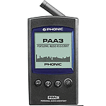 Phonic PAA3 Personal Audio Assistant Hand-Held Audio Analyzer w/ USB Interface